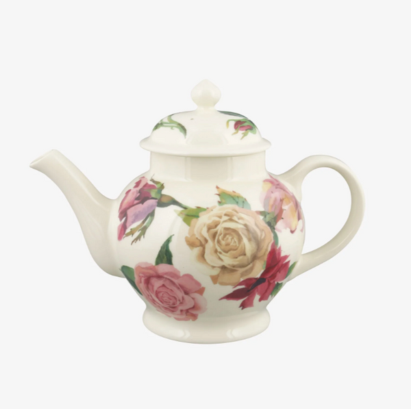 Teekanne - Rosen mein ganzes Leben lang